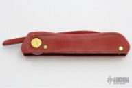 Red Micarta Friction Folder