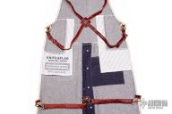 Split Leg Apron, Denim