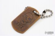 TKI Skull Dog Tag