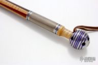 Wood and Titanium Cane