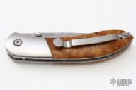 Burl Linerlock Folder