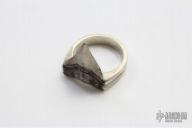 Sterling Silver Shark Tooth Ring