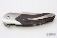 Technes Linerlock with Lightning Strike Carbon Fiber