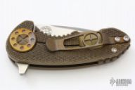 F3 Flipper - Compact, Anodized/Textured Scales, Ti Backspacer