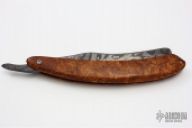 Custom San Mai Damascus Straight Razor