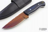 Damascus Drop Point Utility/Hunter