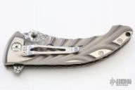 Tighe Stick Frame Lock Flipper - Damasteel