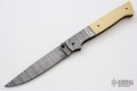 Damascus & Mammoth Lockback