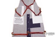 Split Leg Apron, Denim