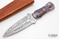 Bone and Damascus Dagger