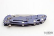 XM-18 3.5" Spanto Flipper - Black/Blue G10