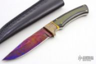 Damascus Clip Point Utility/Hunter