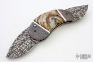 2 Blade Mammoth Tooth and Damascus Auto