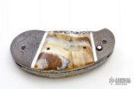 2 Blade Mammoth Tooth and Damascus Auto