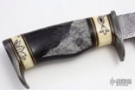 Bone and Damascus Fighter