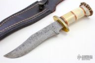 Damascus Recurve Bowie