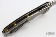 XM-18 3.5" Spanto Flipper - Carbon Fiber and Gold Standoffs