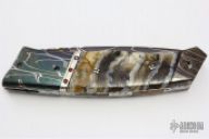 Mammoth Tooth and Damascus Linerlock