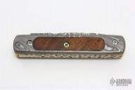 Damascus & Wood Slipjoint