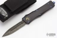 Troodon D/E Machine Ground Damascus Titanium Hardware #008