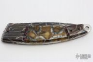 Mammoth Tooth and Damascus Linerlock