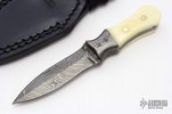 Mini Damascus Neck Knife