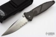 160-5GR Socom Elite M/A Green - Satin Serrated - Carbon Fiber