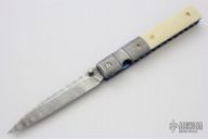 Damascus and Ivory Physicians Knife