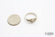 Vintage Sterling Silver Skull Ring Size 10