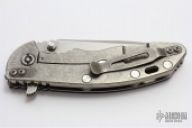 XM-18 3.5" Spanto Flipper - Black/Blue G10