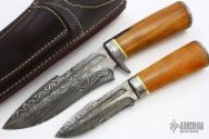 Damascus Hunting Set