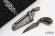 Mini Gun Knife - Damascus