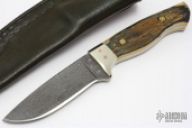 Damascus and Mammoth Ivory Hunter