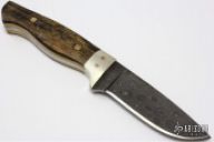 Damascus and Mammoth Ivory Hunter