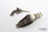 Vintage Cowboy Gun Tie Clip