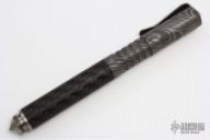 Tactical Pen - Damascus/Carbon Fiber