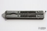 XXX Timebomb Balisong with Carved Handle