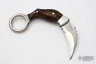 Black Palmwood Karambit