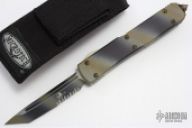 123-2TC Ultratech T/E - Tan Camo Serrated
