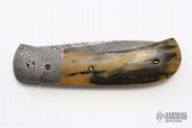 Damascus and Mammoth Ivory Linerlock