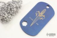 Titanium Dogtag #0149 w/ Ball Chain