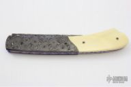 Damascus and Ivory Linerlock