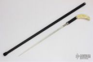 Mark 1 Swordcane with Warthog Tusk Handle