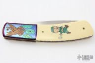 Engraved and Scrimed Linerlock Folder