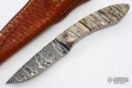 Damascus Lyle Style Fixed Blade