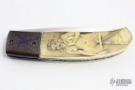 Scrimshawed Linerlock Folder #1796