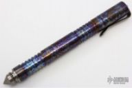 500 Series Ti Screw Cap Pen with Flamed Finish