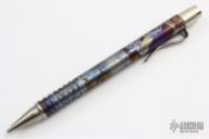 Titanium Click Pen with Flamed Finish, 375 Series