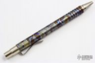 Titanium Click Pen with Flamed Finish, 375 Series