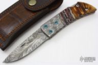 Damascus Lockback Folder